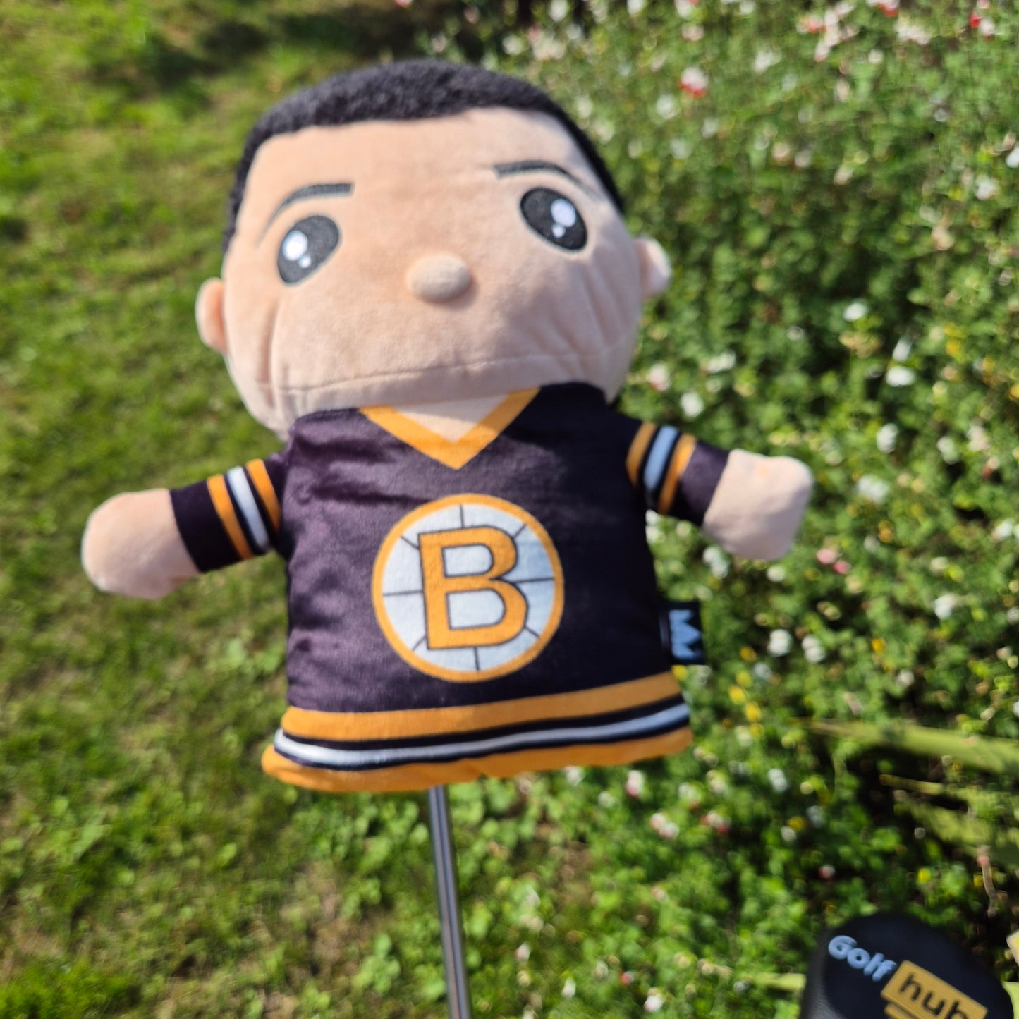Happy Gilmore Golf Stuffed Driver Headcover – Driver Stuffed Cover | Funny 18th Hole Gift | Boston Hockey-Inspired Head Cover | Golfer Gift for Men