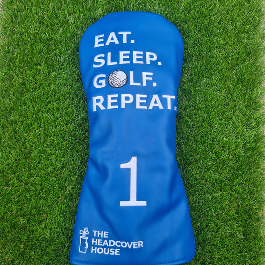 Eat Sleep Golf Repeat Driver Headcover image 0
