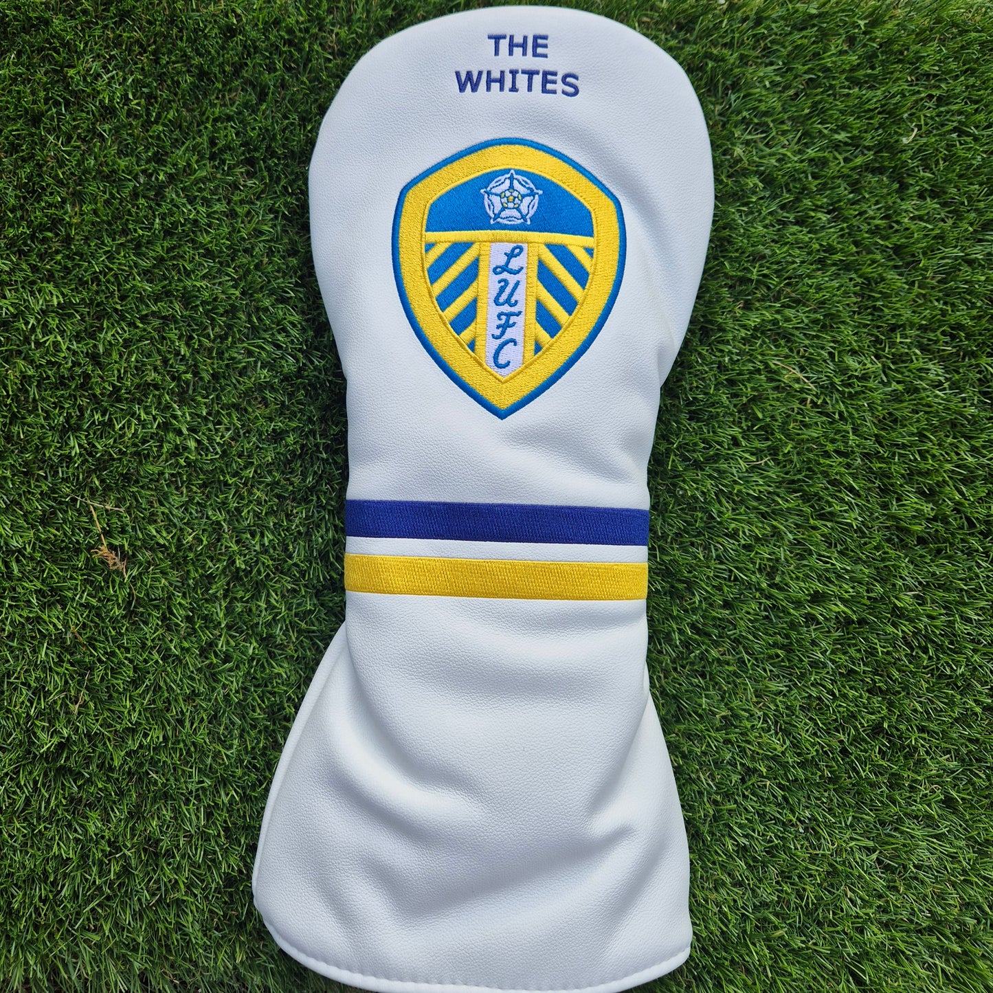 Leeds United Golf Club Headcover | Leeds Football Gift | Driver Cover | Premier League Fan Gear | Golf Accessories for Leeds Supporter