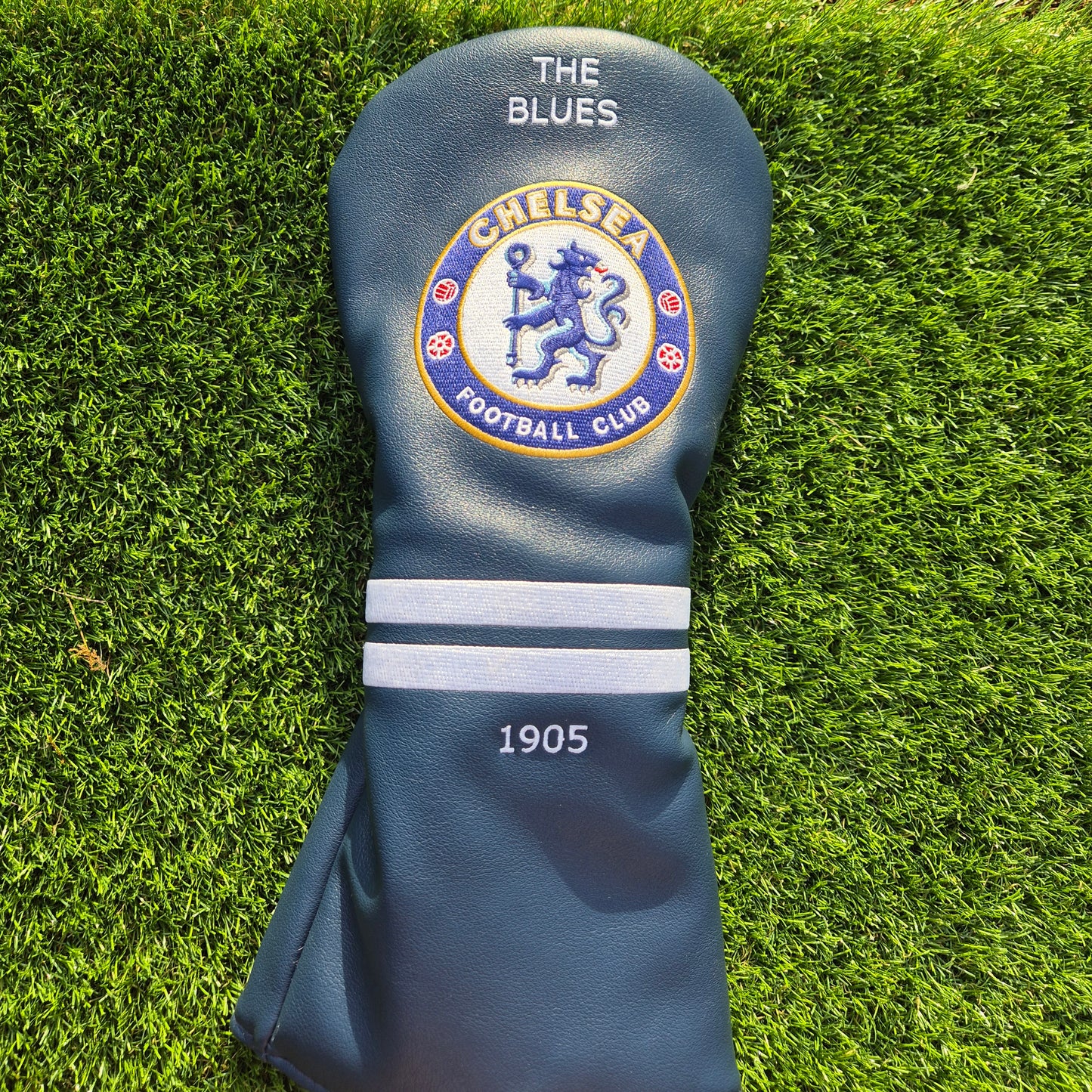 Chelsea FC Golf Club Headcover | Chelsea FC Football Golf Gift | Driver Headcover | Premier League Fan Gear | Golf Accessories for Chelsea FC Supporter