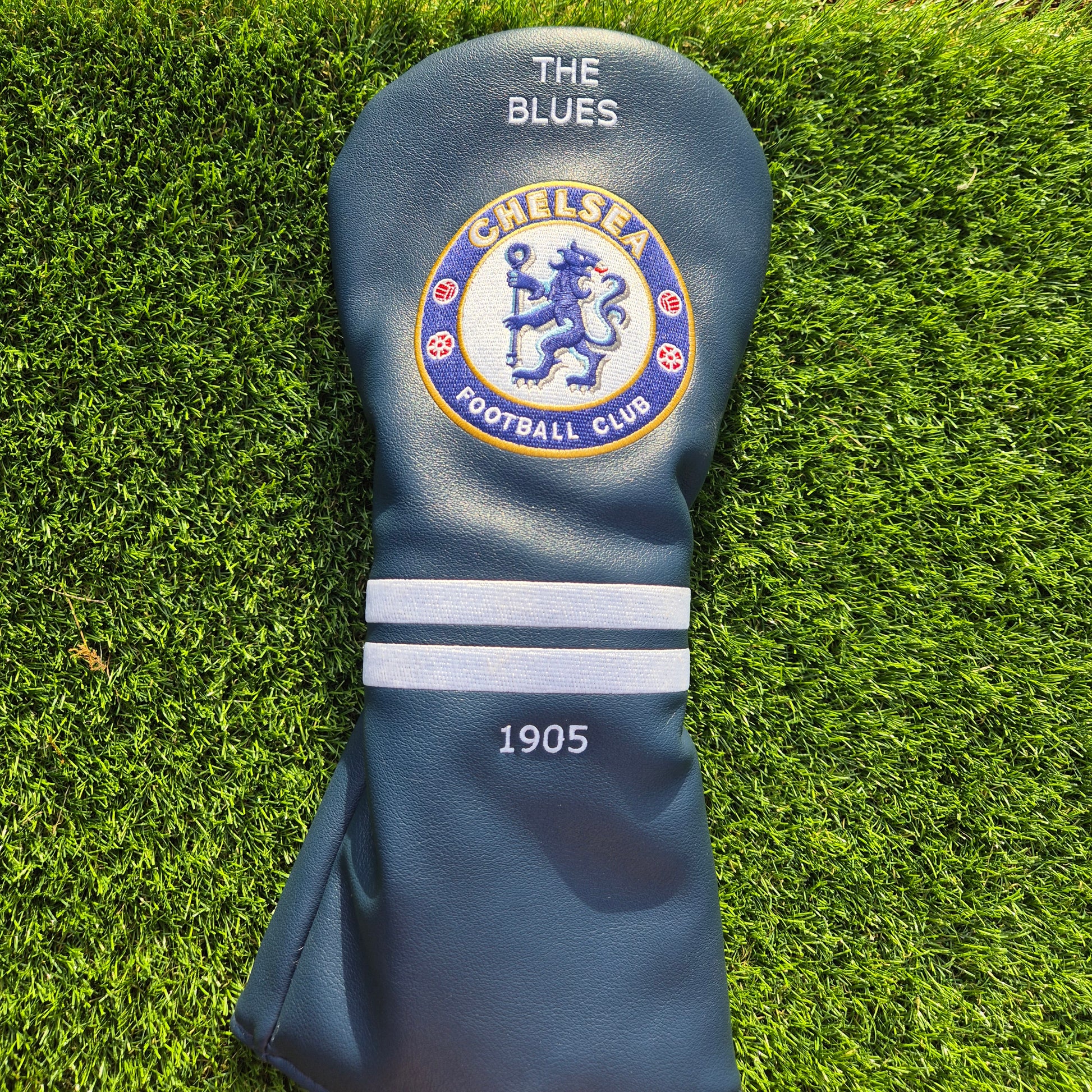 Chelsea FC Golf Club Headcover | Chelsea FC Football Golf Gift | Driver Headcover | Premier League Fan Gear | Golf Accessories for Chelsea FC Supporter