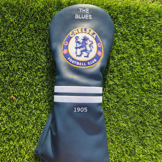 Chelsea FC Golf Club Headcover | Chelsea FC Football Golf Gift | Driver Headcover | Premier League Fan Gear | Golf Accessories for Chelsea FC Supporter