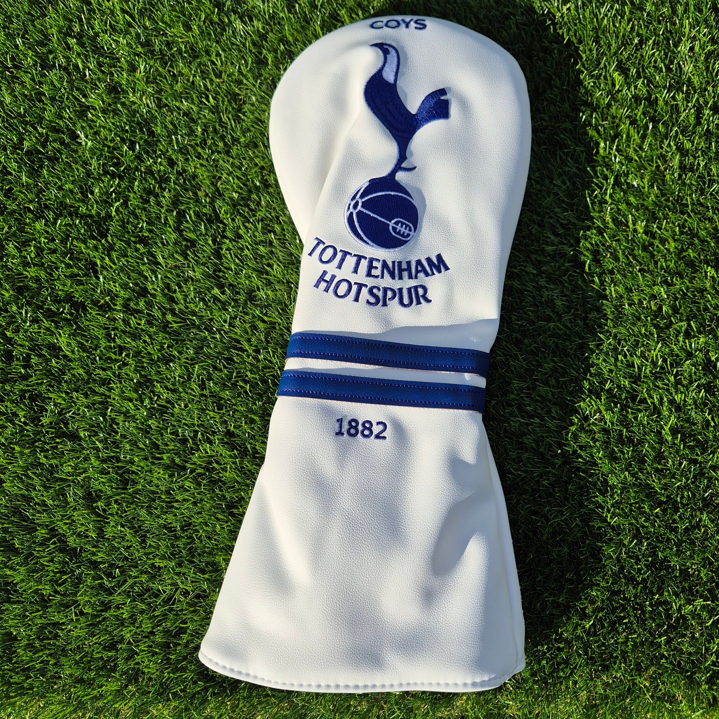 Tottenham Hotspur Golf Club Headcover | Spurs Football Golf Gift | Driver Headcover | Premier League Fan Gear | Golf Accessories for Spurs Supporter