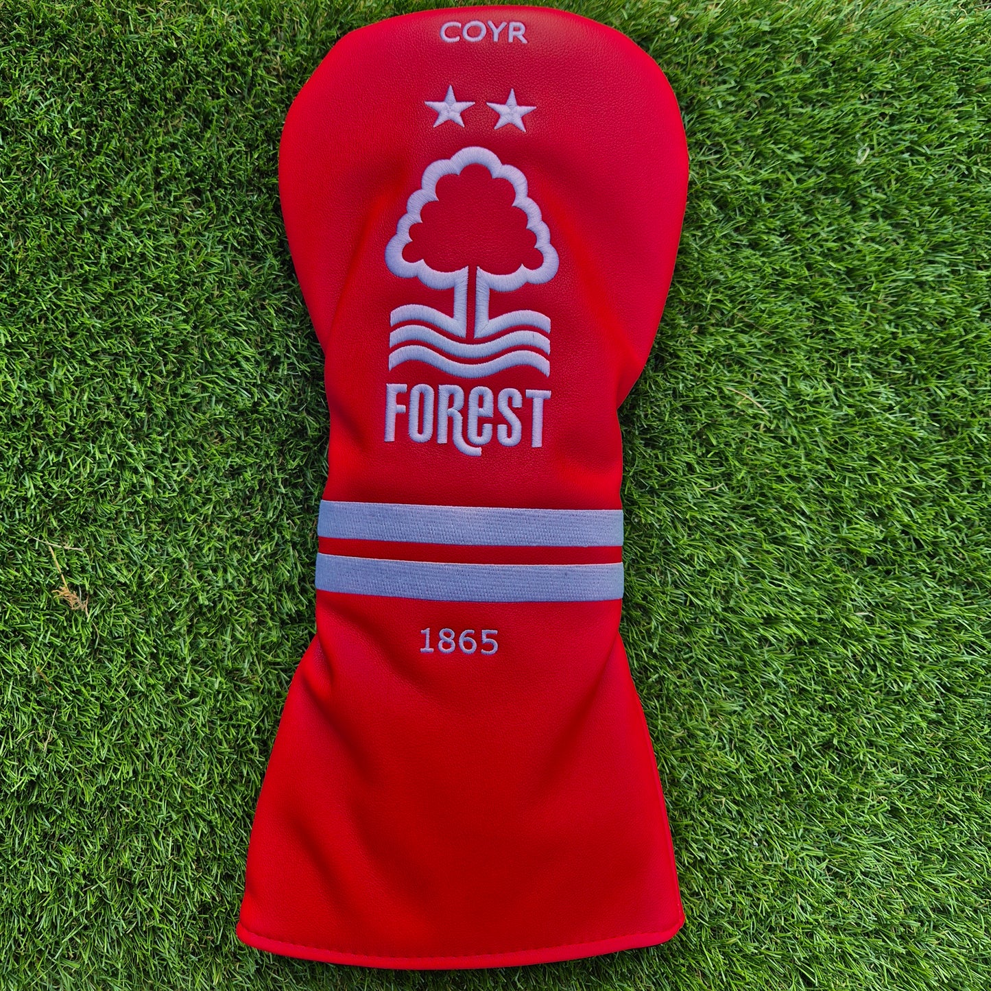 Nottingham Forest Golf Club Headcover | Nottingham Forest Football Golf Gift | Driver Headcover | Premier League Fan Gear | Golf Accessories for Nottingham Forest Supporter