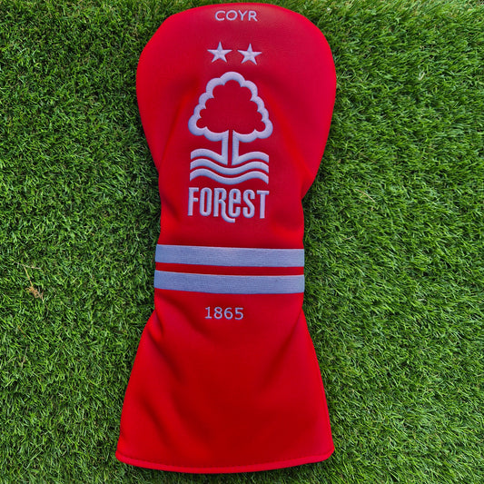 Nottingham Forest Golf Club Headcover | Nottingham Forest Football Golf Gift | Driver Headcover | Premier League Fan Gear | Golf Accessories for Nottingham Forest Supporter